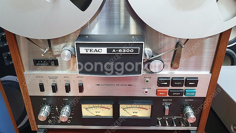 TEAC티악 릴데크 A6300/10인치 테이프포함/오토리버스--7